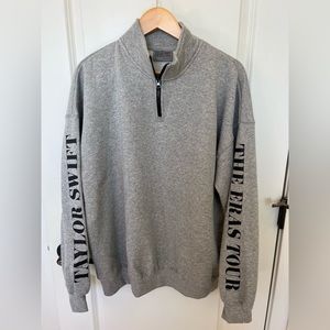 Taylor Swift Eras Tour Quarter-Zip Sweatshirt - L